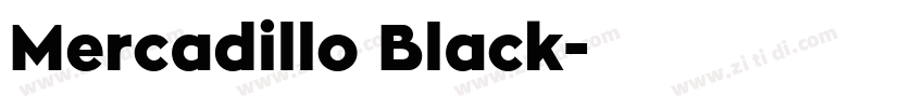 Mercadillo Black字体转换